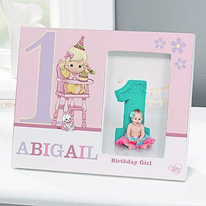 Personalized Precious Moments Baby's First Birthday Picture Frame
