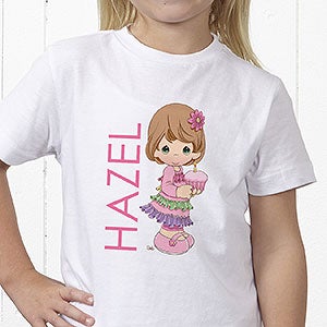 Personalized Kids Birthday T-Shirts - Precious Moments - Youth Small (6-8) - White