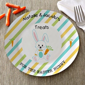 Easter Bunny Carrot Plates
