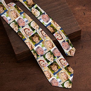 Personalized Photo Collage Ties - Favorite Faces - #12728