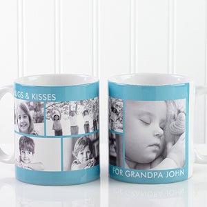 5 Photo Collage Personalized Photo Coffee Mugs - Picture Perfect