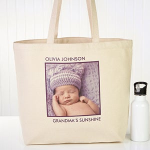 Picture Perfect Personalized Canvas Tote-1 Photo