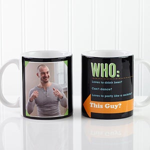Photo Personalized Coffee Mugs - Who Loves You