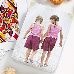 Personalized Photo Playing Cards - Single Picture