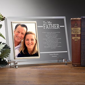 Engraved Picture Frames for Fathers - To My Dad - #12769