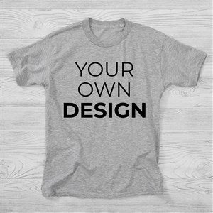 Make Your Own Custom Kids T-Shirt - Light Grey