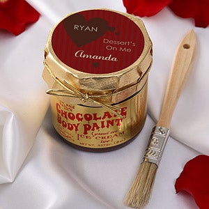 Dessert's On Me! Personalized Chocolate Body Paint