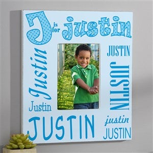 It's Me! Personalized Alphabet Name 5x7 Wall Frame - Vertical