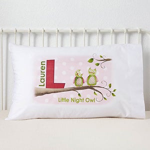 Owl About You Personalized Pillowcase