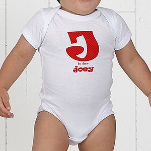 Alphabet Name Personalized Baby Bodysuit