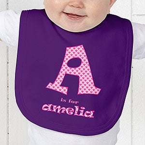 Personalized Baby Bib - Alphabet Name
