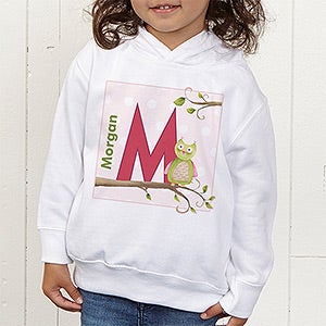 Owl About You Personalized Toddler Hooded Sweatshirt