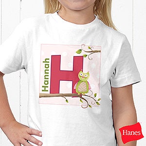 Owl About You Personalized Hanes® Youth T-shirt