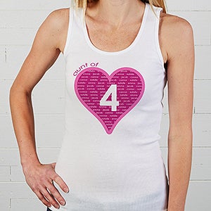 Mommy Of Personalized White Tank Top
