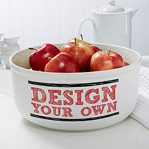 Design Your Own Personalized Serving Bowl