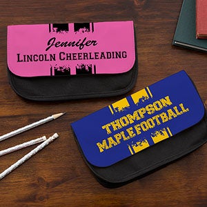 School Spirit Personalized Pencil Case