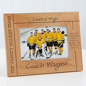 Best Coach Personalized Picture Frame- 4 x 6