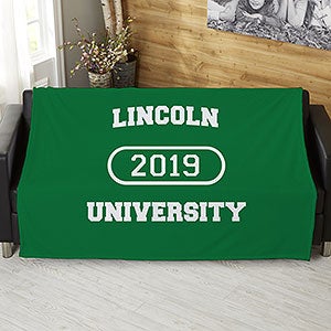 School Pride Personalized 60x80 Fleece Blanket