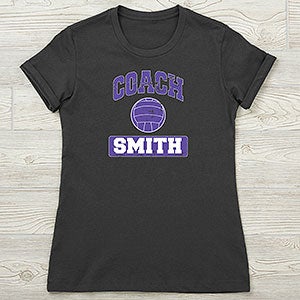 15 Sports Personalized Coach Next Level Ladies Fitted Tee