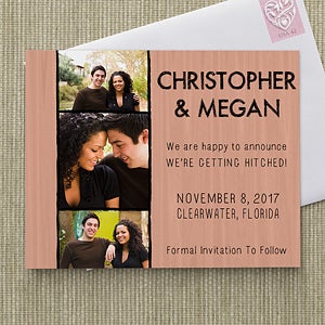 Simply In Love Personalized Save The Date Cards