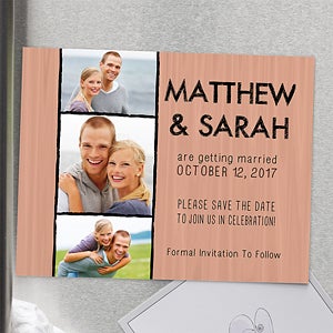 Simply In Love Personalized Save The Date Magnets