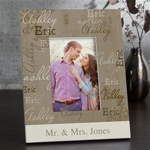 Loving Couple Personalized 4x6 Tabletop Frame - Vertical