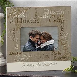Loving Couple Personalized 4x6 Box Frame - Horizontal