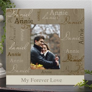 Loving Couple Personalized 4x6 Box Frame - Vertical