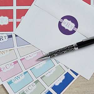 Wedding Monogram Personalized Envelope Seals