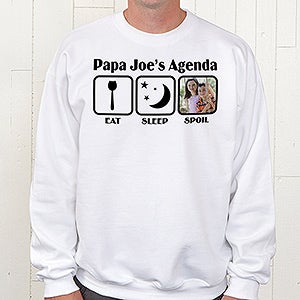 His Agenda Personalized Sweatshirt