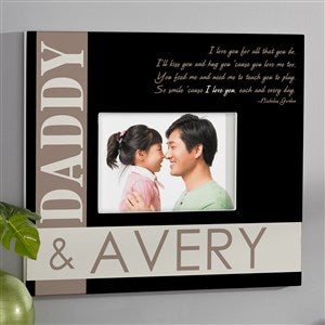 I Love You Each & Every Day Personalized 5x7 Wall Frame Horizontal