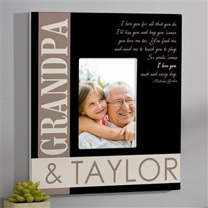 I Love You Each & Every Day Personalized 5x7 Wall Frame Vertical