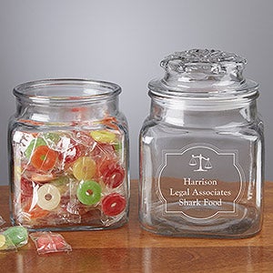 Legal Office Personalized Treat Jar