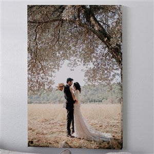 Custom Photo Canvas Print - Wedding Memories - 20x30