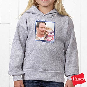 Picture Perfect Personalized Youth Hooded Sweatshirt