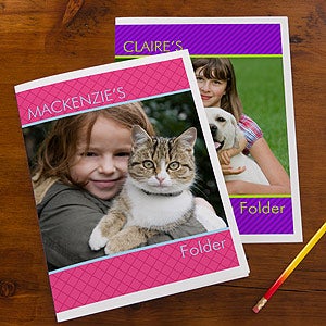 Photo Excitement Personalized Folders - Set of 2