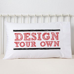 Design Your Own White Pillowcase