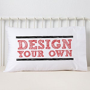 Design Your Own Custom Pillowcase - White