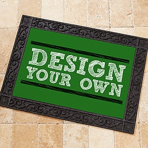 Make Your Own Personalized Doormat - Green