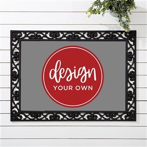 Design Your Own Personalized 18" x 27" Doormat- Grey - #13289-Grey