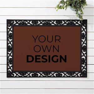 Design Your Own Personalized 18" x 27" Doormat- Brown - #13289-Brown