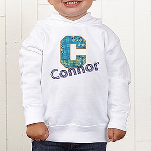 His Name Personalized Toddler Hooded Sweatshirt