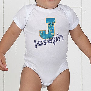 His Name Personalized Baby Bodysuit