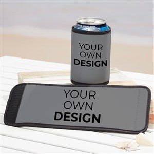 Create Your Own Custom Bottle Wrap & Can Wrap - Grey