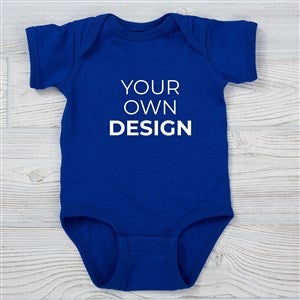 Design Your Own Personalized Baby Bodysuit - Royal Blue