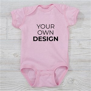 Design Your Own Personalized Baby Bodysuit - Pink