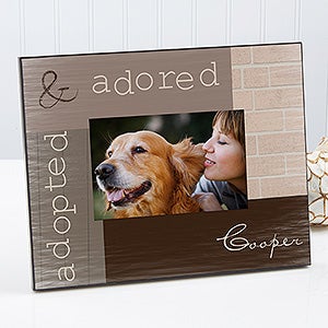 Adopted Pet Personalized Picture Frame