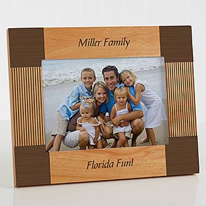 personalized 5x7 wood picture frame create your own design for