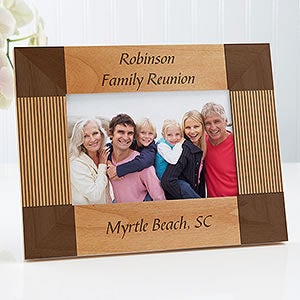 personalized 4x6 wood picture frame create your own design for