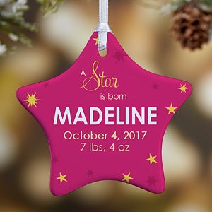 1-Sided A Star Is Born Personalized Ornament